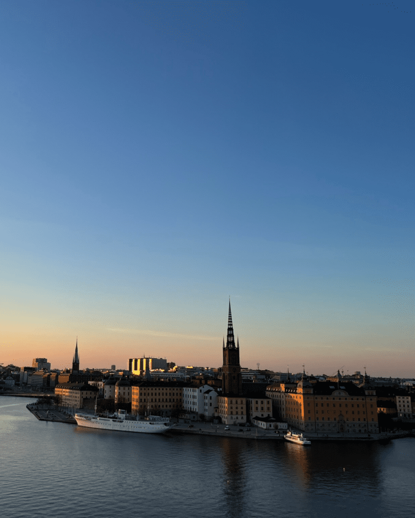 Sunset in Stockholm