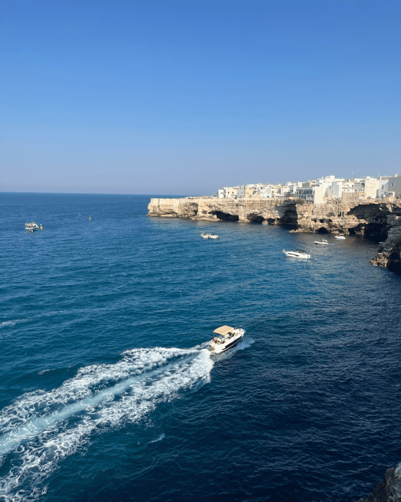 Boat in Polignano